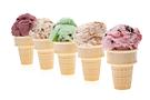 Row of Ice Cream Cones